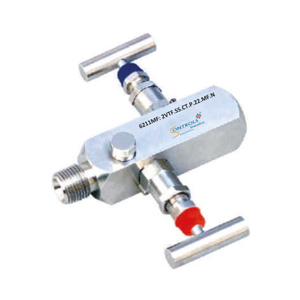 Series 6211MF: 2VTF Two Valve Manifolds Remote mount (pipe to pipe)