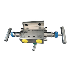 Series 6211MF: 3VQ Three Valve Manifolds Direct mount (Pipe to Flange)