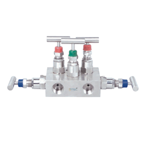 Series 6211MF: 5VR Five Valve Manifolds Remote mount (Pipe to Pipe)